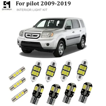 Carro de Interior do DIODO emissor de Luz de Teto, Lâmpadas Kit piloto Honda 2009-2019 Mapa Cúpula de Licença Lâmpada do diodo emissor de luz, acessórios