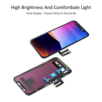 Elekworld Grau Melhores Incell Para iPhone 11 Visor LCD 3D Com o Toque conjunto do Digitador da Tela de Substituição de Peças