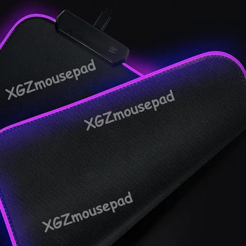 Mairuige Jojo Bizarre LED RGB Grande Mouse Pad USB com Fios de Iluminação de Jogos de tapete de rato Teclado Colorido Luminoso para PC Ratos Mat