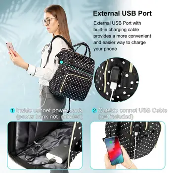 Mulheres saco de 2020 Backpack do Laptop, Impermeável 15.6 Polegadas de Carregamento USB de Viagem multifuncional Mochila de nylon Masculino da Escola de Moda do Saco