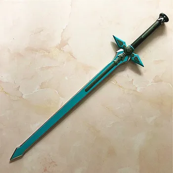 Sword Art Online SÃO 80cm 1:1 Asuna Arma Figura de Ação Kirigaya Kazuto Elucidator/Dark Repulser Cosplay Espada de Espuma PU Crianças Brinquedo