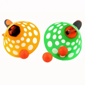 Um par de Ejeção De Ténis de Mesa Lançamento E a Bola de Brinquedo Perfeito Para Crianças ao ar livre
