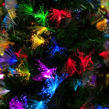 10M 100 Luz da corda Led Decoração de Natal de Fibra Ótica Fada do dente-de-Leão Cadeia Lâmpada Romântico Para a Festa de Casamento de Luzes de natal