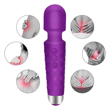 Poderosa Varinha Mágica AV Vibrador Brinquedos Sexuais para a Mulher Estimulador de Clitóris Sexo Loja de brinquedos para adultos do Ponto de G vibratoria Vibrador para mulher