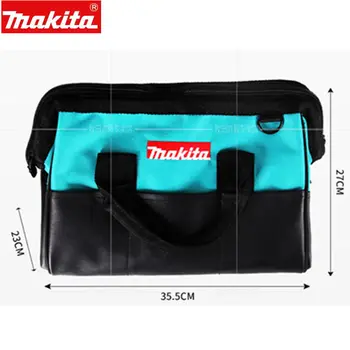 Makita 831368-1 Durável 355 mm 14 polegadas Pesados Contratante Saco de Ferramenta para Brocas-Drivers