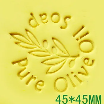 Frete grátis azeite puro de sabão padrão Mini diy sabão carimbo chaprter selo 4.5*4.5 cm ZZ032