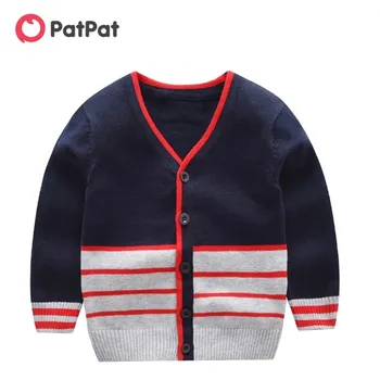 PatPat 2020 Novas Inverno Menino Casual Blusas para Criança Bebê Menino Blusas de Roupas