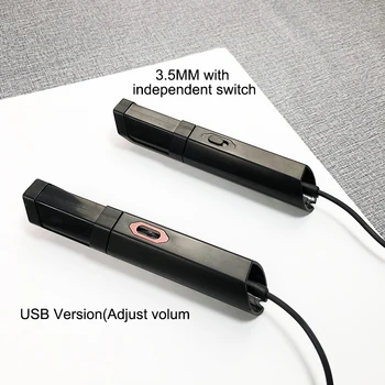 Karaoke Microfone Vocal Registro Cantando Studio PC USB de 3,5 mm para Computador Vol Ajustar o Interruptor Rotativo Flexível Profissionais Mic
