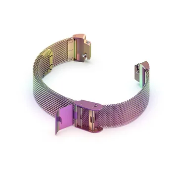 Essidi Milanese Bracelete Pulseira Para o Fitbit inspirar inspirar HR de Aço Inoxidável, pulseira de Cinto de Laço Com Fivela Para Fitbit inspirar