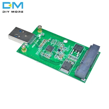 A Transmissão de dados do Adaptador de Link USB3.0 a mSATA Placa de Adaptador de Plug and Play interface USB 3.0