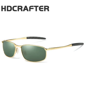 HDCRAFTER Polarizada Visão Noturna Óculos de sol Homem de Óculos de sol óculos de lente pequena Condução de Óculos de Sol UV400