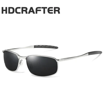 HDCRAFTER Polarizada Visão Noturna Óculos de sol Homem de Óculos de sol óculos de lente pequena Condução de Óculos de Sol UV400