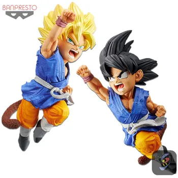 13cm BANDAI DRAGON BALL GT Goku Kakarotto Figura de Ação de PVC Coleção Toy Modelo de Anime Super Saiyajin de Brinquedos Para as Crianças