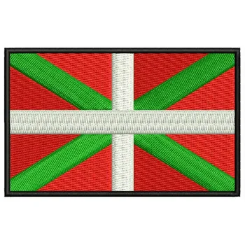 Bandera EUSKADI (PAÍS basco) para mascarilla parches bordado de Ferro patch toppa ricamata gestickter patch patch brode
