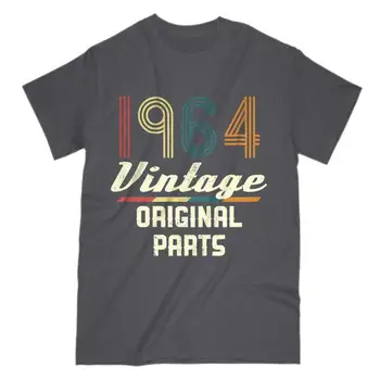 2019 Moda Vintage 1964 Mens T-Shirt Retrô anos 60 55 de idade Tee de Idade Unisex Tee
