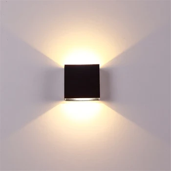 6W lampada LED de Alumínio, parede de light rail projeto Praça LED, lâmpada de parede de cabeceira quarto quarto lâmpadas de parede artes