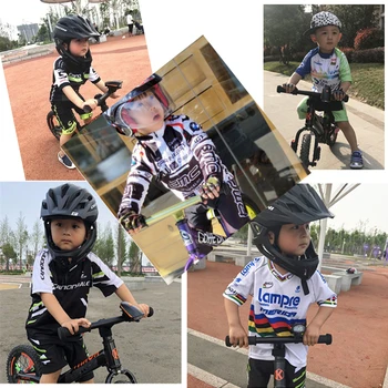 2018 Rock Meninos de Ciclismo Jersey Conjunto de Ropa Ciclismo Ciclismo Kit para Crianças Respirável, Seca Rápido, Menina de Bicicleta, Roupas de Crianças Camisas