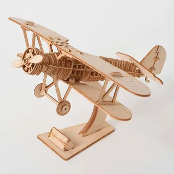 Corte a Laser DIY veleiro de Natal bens 3D educacional de madeira de brinquedo de montagem kit de artesanato para crianças, decoração da mesa