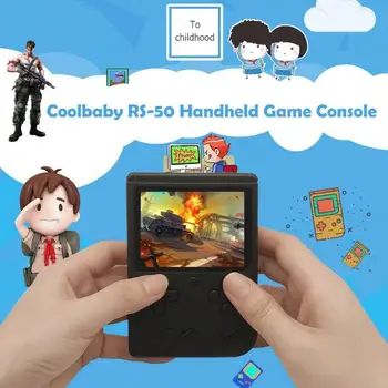 RS-50 Vídeo, Consola de jogos Construído-em 500 Jogos de Consola de jogos Portátil Retrô Tetris Nostálgico Jogo de Jogador Melhor Presente para Criança