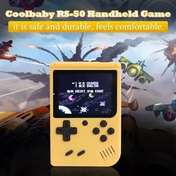 RS-50 Vídeo, Consola de jogos Construído-em 500 Jogos de Consola de jogos Portátil Retrô Tetris Nostálgico Jogo de Jogador Melhor Presente para Criança
