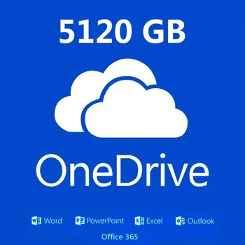 5 TB OneDrive Conta Rápida Atualização de Capacidade 5120GB vida útil de Armazenamento em Nuvem + office365 Todos os idiomas de Trabalho de