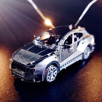HK NANYUAN 3D Metal Kit Modelo de Luxo Fora-de-Estrada Vehic Assembleia Modelo DIY 3D de Corte a Laser Modelo de Quebra-cabeça, Brinquedos de Menino Adulto Presente