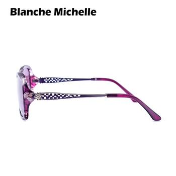 Blanche Michelle 2020 Praça Óculos de sol Polarizados Mulheres UV400 Designer da Marca Gradiente de Óculos de Sol oculos feminino Com Caixa