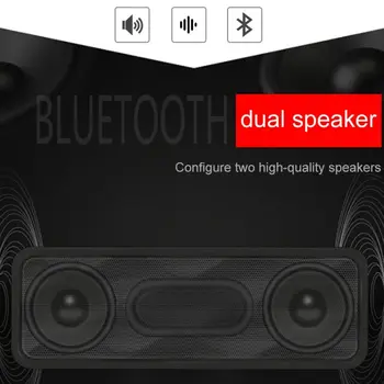 Alto-falante sem fio coluna de rádio computador soundbox para a bateria do telefone subwoofer pc leitor de música bluetooth alto-falante portátil