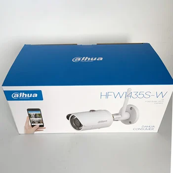 Dahua Câmera do IP de 4MP IPC-HFW1435S-W Câmera de Segurança INFRAVERMELHO H. 265 Bala Wi-Fi Câmera de Rede