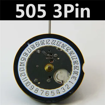 Relógio de quartzo Movimento Para a Ronda 505 Assistir a Peças de Substituição de Data Às 3' Data de 6' com Bateria Ajustando-Tronco