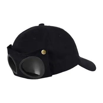 Moda Unissex Piloto Óculos, Chapéu de Hip Hop Tampão de Baseball ao ar livre Protetor solar Chapéu 23GE