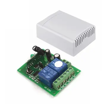 LEORY de RF sem Fio de 2 Canais, o Sistema de Controle Remoto do Módulo Switch com a Shell 12V 10A 315MHz código de Aprendizagem LEVOU para Casa Inteligente