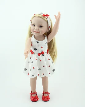 45cm total de vinil renascer americano bebê boneca reborn baby silicone bebês boneca princesa da casa do jogo bebês, bonecas para crianças