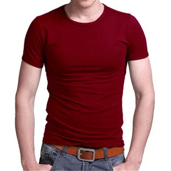 Verão novo manga curta t-shirt masculina versão coreana do auto-cultivo tendência da juventude seção fina de algodão casual mãos