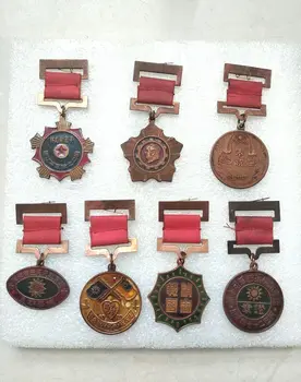 7 Chineses Antigos Militares segunda guerra mundial Medalha Soldado Medalha de colecionáveis do artigo