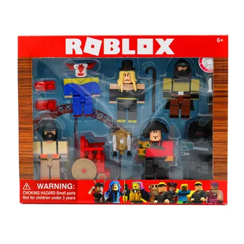 ROBLOX Noite do Lobisomem Seis Figura Pack 7cm de PVC Suite Bonecas Brinquedos de Meninos Modelo de Figurinhas de Coleção de Presentes de Natal para Crianças