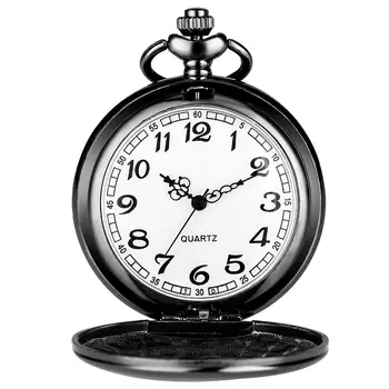 Vintage Quartzo Relógio De Bolso De Jesus Padrão De Flip Minimalista Mostrador Branco Oco Mãos Prática Grosso Pingente Coleção De Relógios