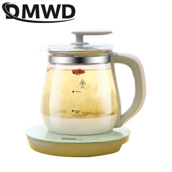 DMWD 110V Elétrico Multifunções Preservar a Saúde e a Chaleira do Chá de Panela de Vidro, Água Quente da Caldeira do Aquecimento Térmico Flor Bule Filtro-NOS