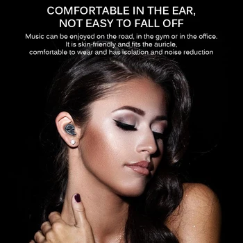 Sem Fio estéreo de Fone de ouvido Bluetooth 5.0 Fone de ouvido Bluetooth Fones de ouvido B5 TWS Fone de ouvido Com Microfone Toque a Música de Fone de ouvido do Telefone