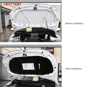 Rkac 1 PCS para Volkswagen POLO 2011-2016 Motor capa isolante de algodão isolamento de algodão tampa do porta-malas forro acessórios