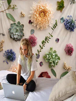 Impressão 3D Mandala Flor Fábrica de Tapeçaria Pendurada na Parede Hippie, Boêmio Tapeçaria Psicodélico Casa Dormitório Pendurada na Parede Decoração