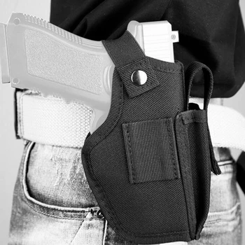 Tática Universal Escondido leve Correia Estojo de Arma para Glock 17 19 Beretta M9 1911 Esquerda Mão Direita Pistola Caso da Revista Bolsa