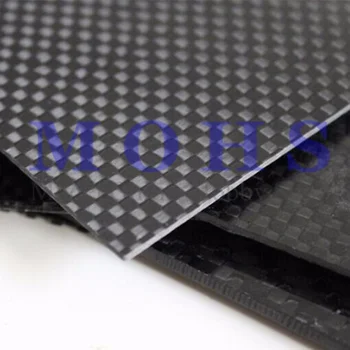 3k de carbono painel de placa 1 1.5 1.8 2 2.5 3 3.5 4 4.5 5 mm total de fibra de carbono painel de placa folha de plain weave de sarja brilhante superfície mate