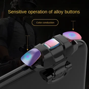 NOVO Arriveal Telefone Celular Jogos de Gatilho Controlador de Tiro Botão de Fogo Identificador Para PUBG/Regras De Sobrevivência de Um par