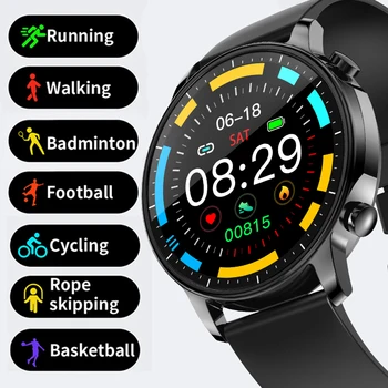 LIGE 2020 Novo Smart Watch Homens Mulheres Multi-função Modo de Esportes Full Touch Screen Relógio de frequência Cardíaca Impermeável de Fitness Smart Watch