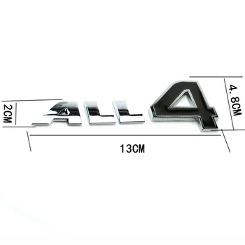 GTinthebox 1pc 3D Decalque de Metal de Todos os 4 Pastilhas Emblema Adesivo Para MINI Cooper Countryman Paceman