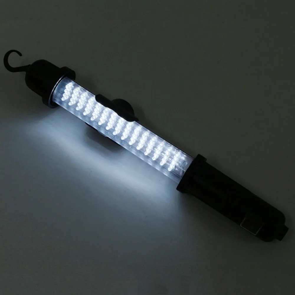 Portátil Ultra-brilhante 60 LEDs 350LM sem fio Recarregável Luz de Trabalho Garagem Inspeção Lâmpada de Lanterna com Gancho de Suspensão